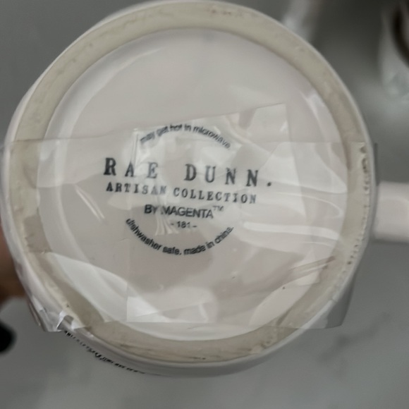 NWT Rae Dunn 🎃 Harvest  Mug w Wooden Lid/Coaster - Picture 3 of 3